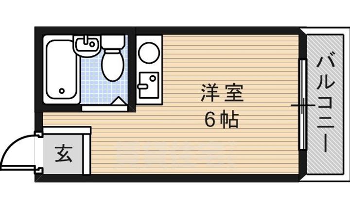 大阪府摂津市正雀4丁目の賃貸マンションの間取り