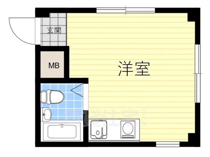 エナミビル大阪十三(エムコーポラス)の間取り