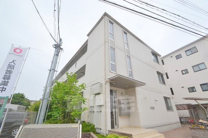 大阪府大阪市旭区清水5丁目の賃貸アパートの外観