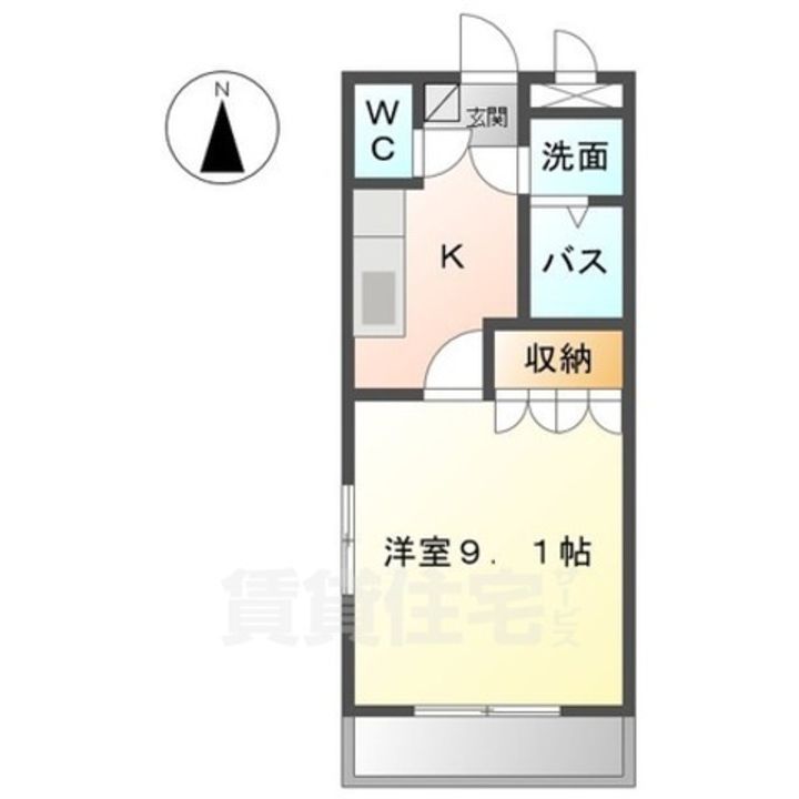 MJハウス横吹の間取り