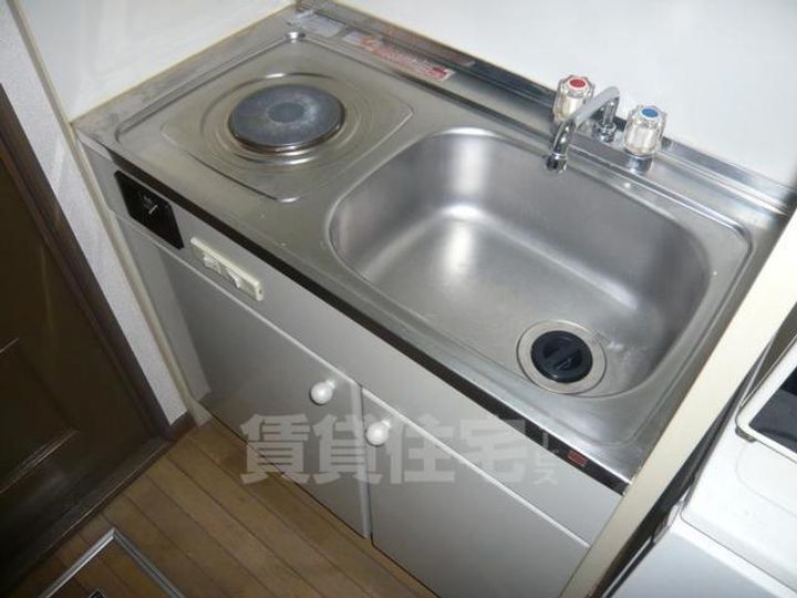 大阪府堺市堺区中向陽町1丁の賃貸マンションのキッチン