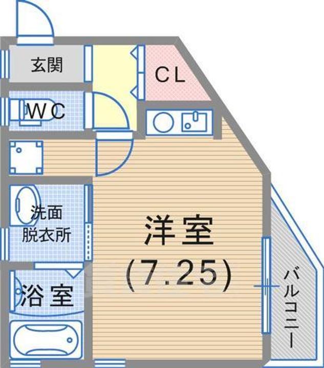 ERコート楠町2の間取り