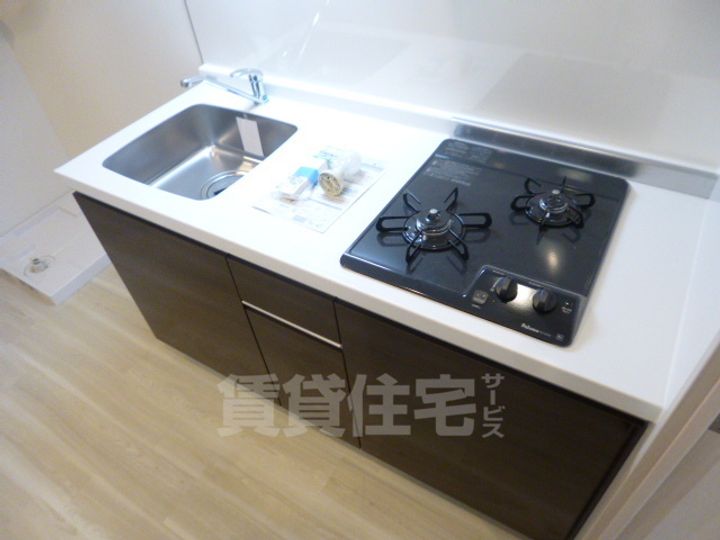 愛知県名古屋市昭和区鶴舞3丁目の賃貸マンションのキッチン