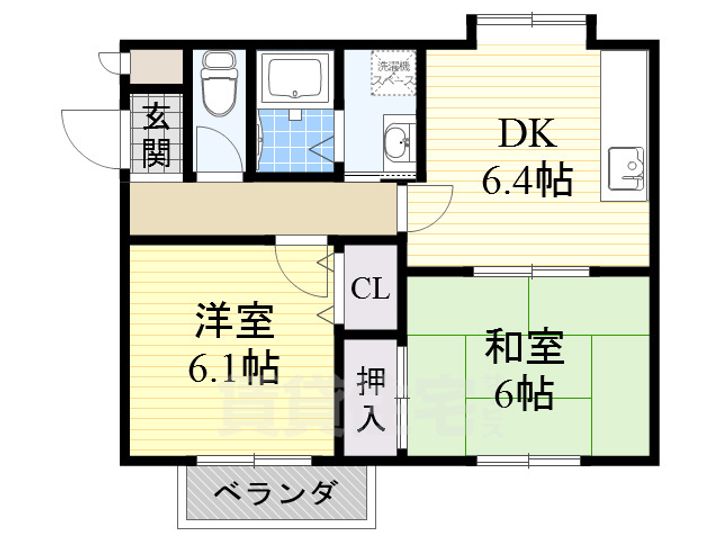 パセオグリーンAの間取り