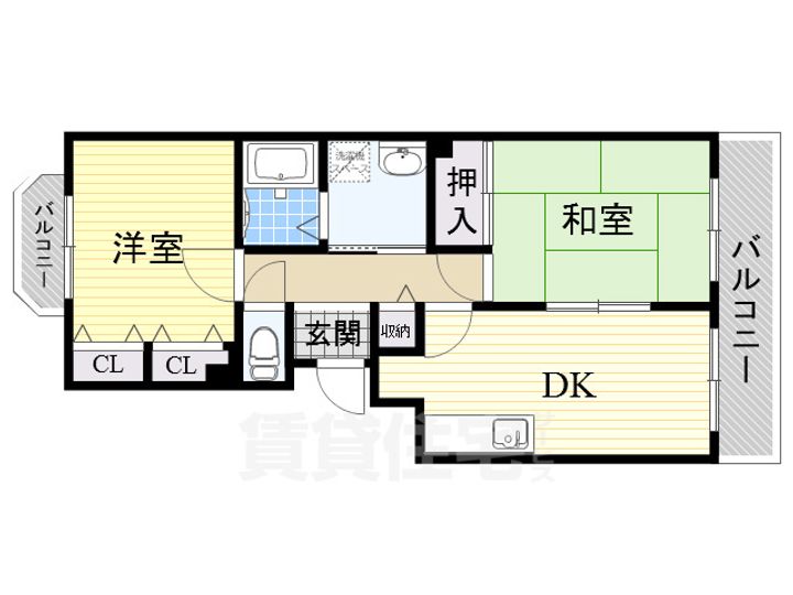 ピジョットハウスの間取り