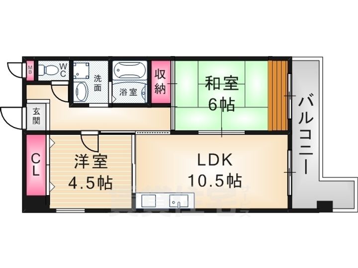 メゾンリヴィエールの間取り