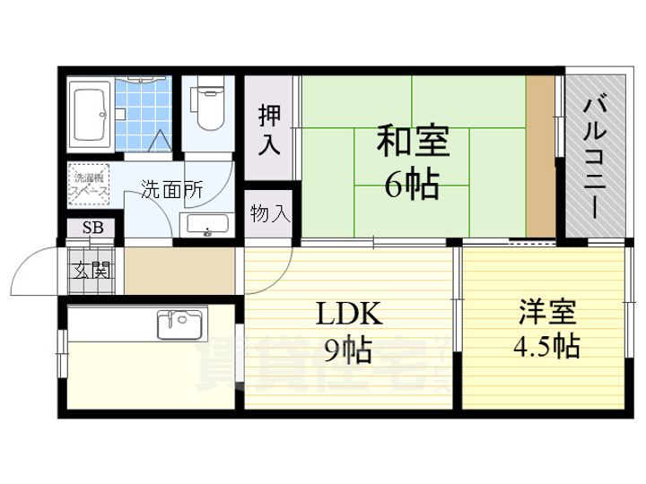 ラポール浜寺の間取り