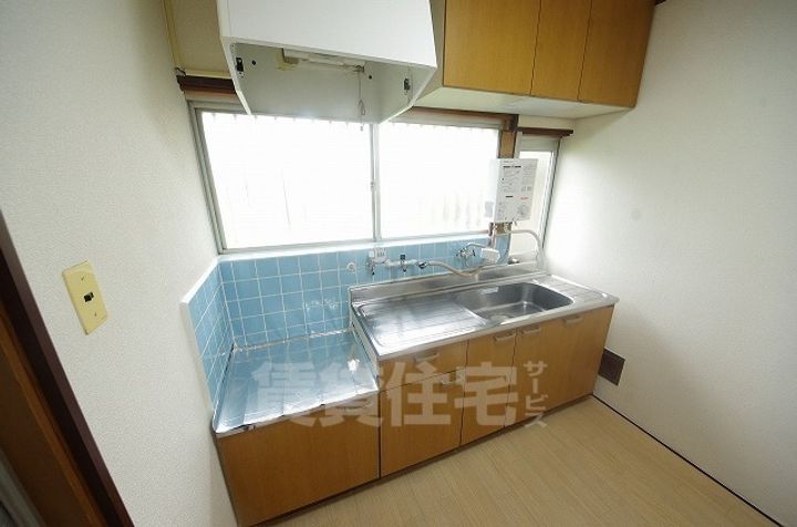大阪府東大阪市中石切町5丁目(一戸建)の賃貸物件のキッチン