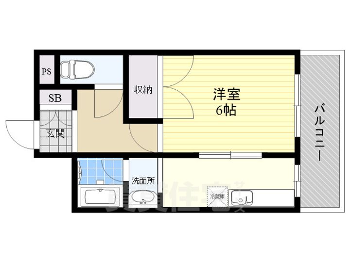 第二ササイマンションの間取り