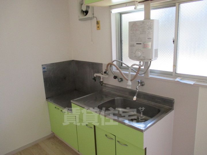 市森ハイツC棟のキッチン