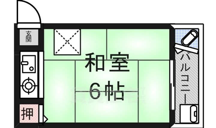 みどり荘の間取り