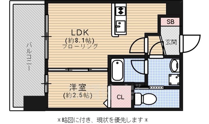 ドゥーエ赤坂の間取り