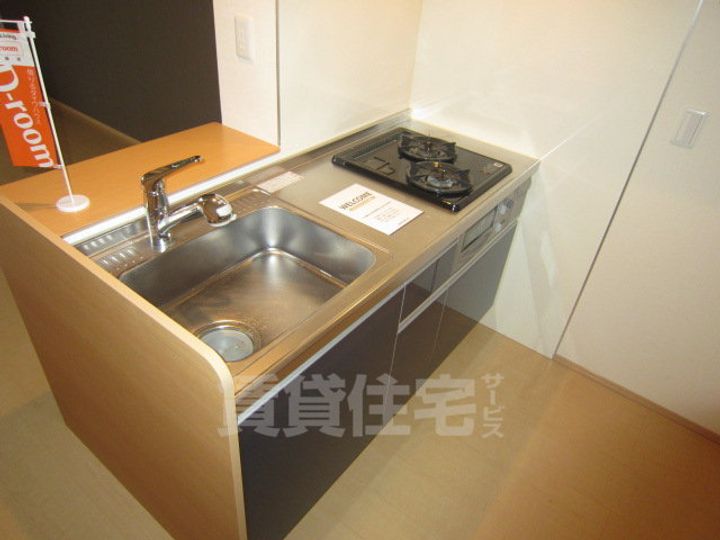 大阪府和泉市葛の葉町2丁目の賃貸アパートのキッチン