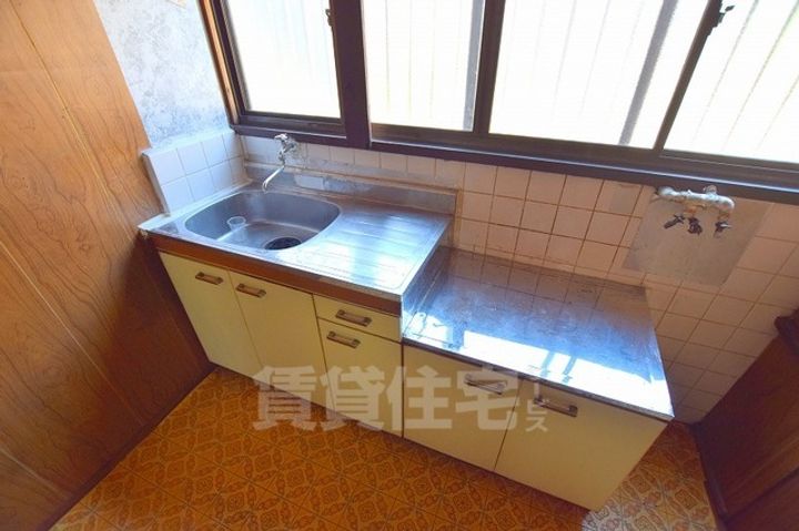 大阪府松原市三宅西2丁目(一戸建)の賃貸物件のキッチン