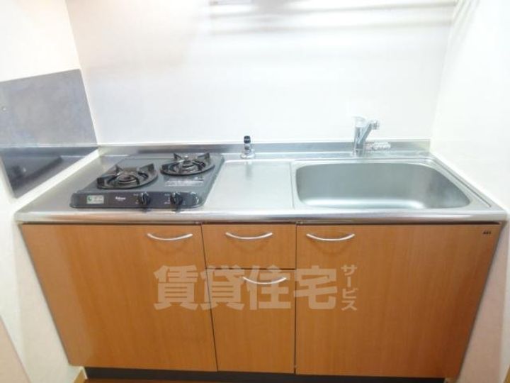 大阪府摂津市正雀3丁目の賃貸アパートのキッチン