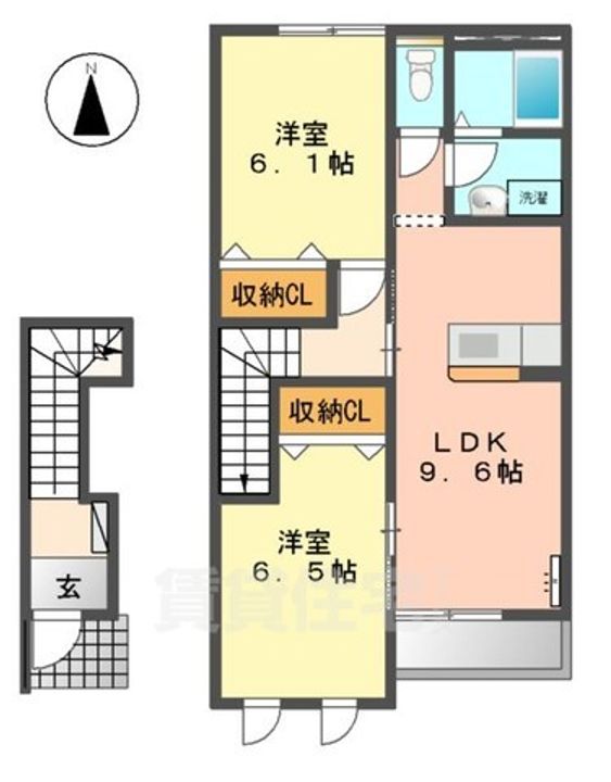 サンフィットヒルズ Aの間取り