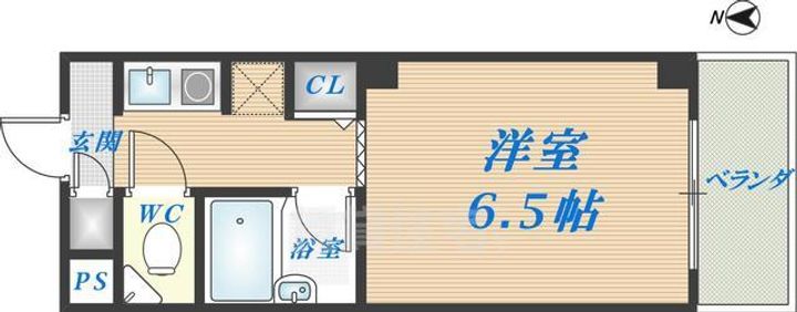 大阪府東大阪市小阪2丁目の賃貸マンションの間取り
