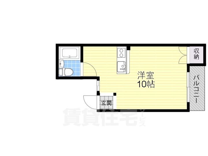 大阪府豊中市曽根西町3丁目の賃貸アパートの間取り