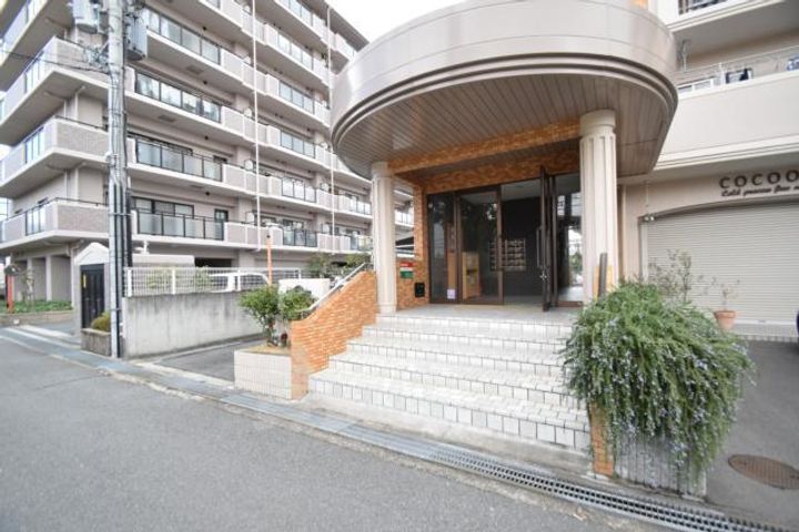 大阪府摂津市鶴野2丁目の賃貸マンションの玄関