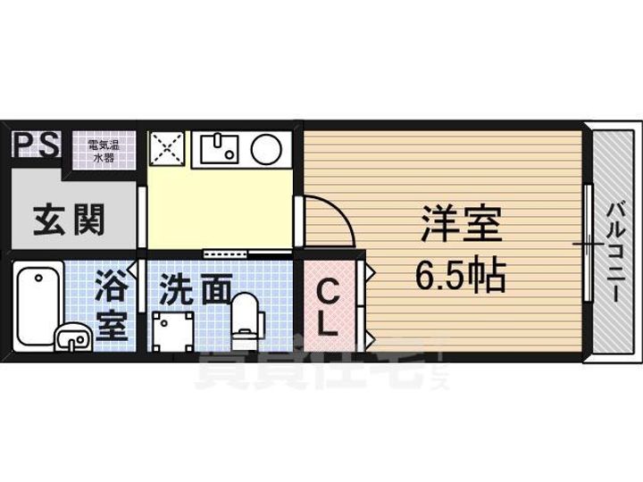 大阪府堺市北区宮本町の賃貸マンションの間取り