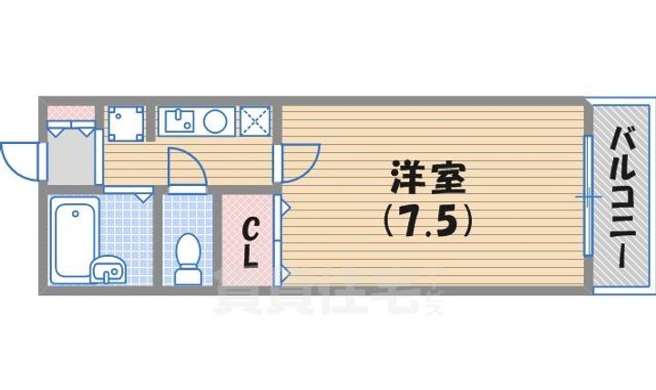 セジュール西宮今津の間取り