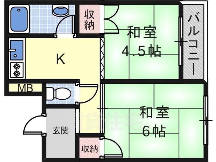 幸福マンションの間取り