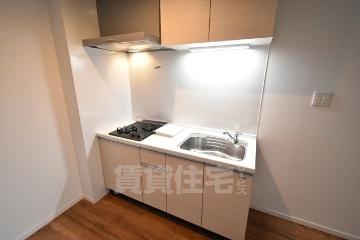 大阪府堺市北区金岡町の賃貸アパートのキッチン