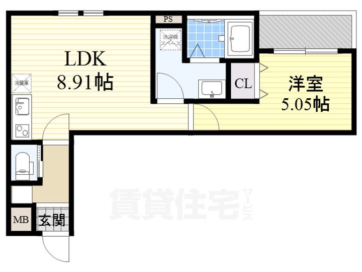 ガレリア大阪空港の間取り