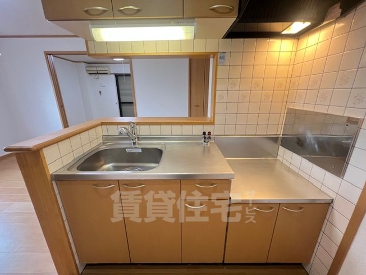 大阪府和泉市葛の葉町2丁目の賃貸アパートのキッチン