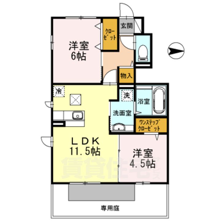 グランデュオ1番館の間取り