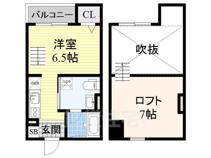 大阪府堺市堺区楠町3丁の賃貸アパートの間取り