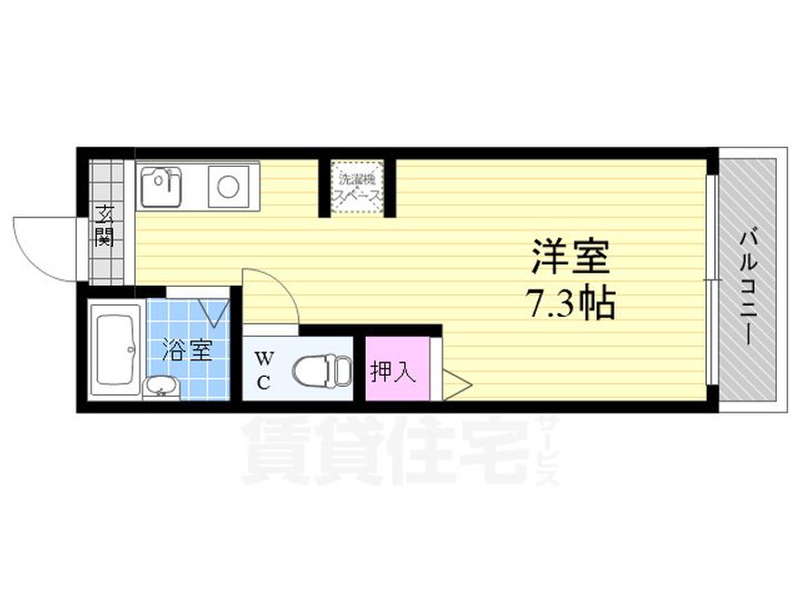 セレーノ桂の間取り