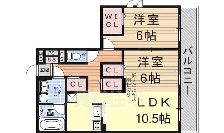 クレストブルーの間取り