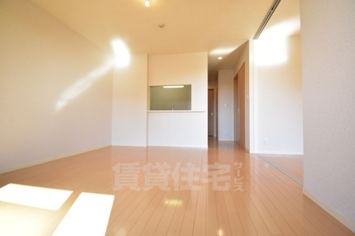 大阪府堺市中区毛穴町の賃貸アパートの居間