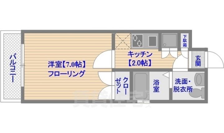 サヴォイレジェント709の間取り