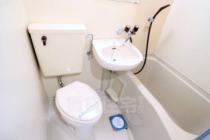 京都府京都市伏見区深草西浦町8丁目の賃貸マンションの風呂