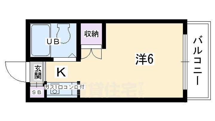 竹田ハイツの間取り