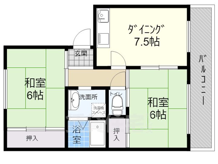 メゾンアベニュー2の間取り