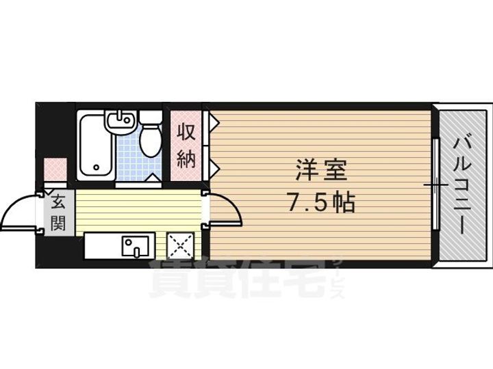 ハイツホーシャ207の間取り