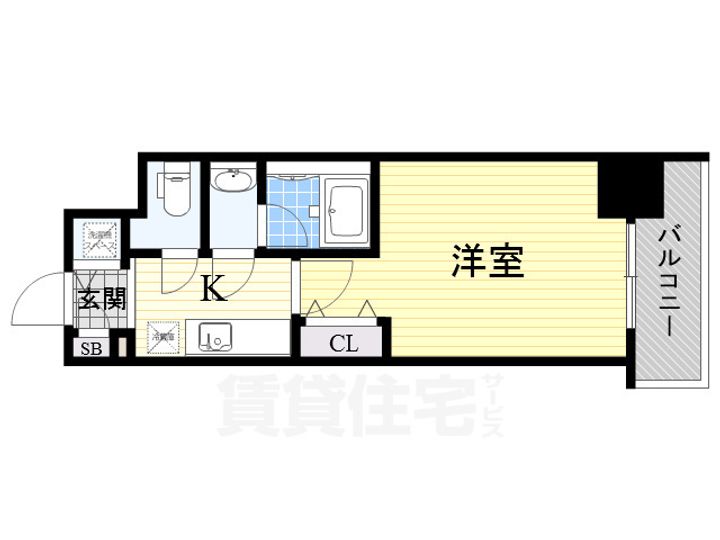 ブランシエスタ東別院の間取り
