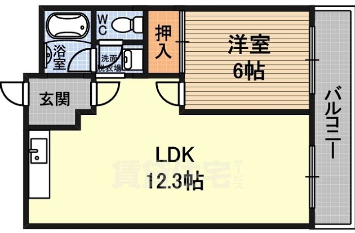 ミスターK上新庄の間取り