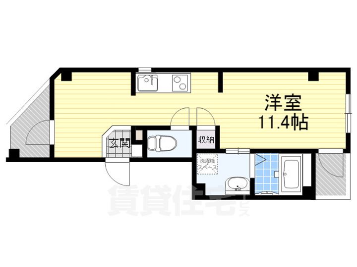 ミックコート東三国の間取り