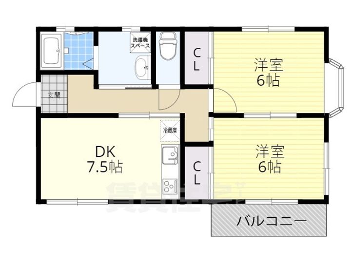 フローラルUNO C棟の間取り