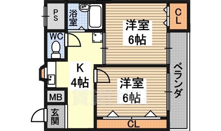 エレガンス5の間取り