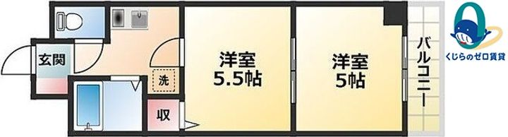 タウンエステート新栄601の間取り