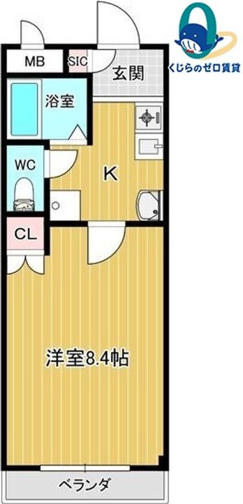 レジデンス赤坂の間取り