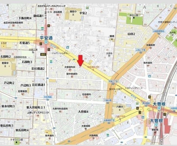 第2アイオーキャッスル0202の地図