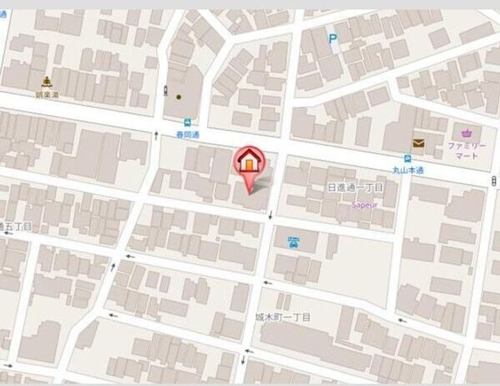 城木館206の地図
