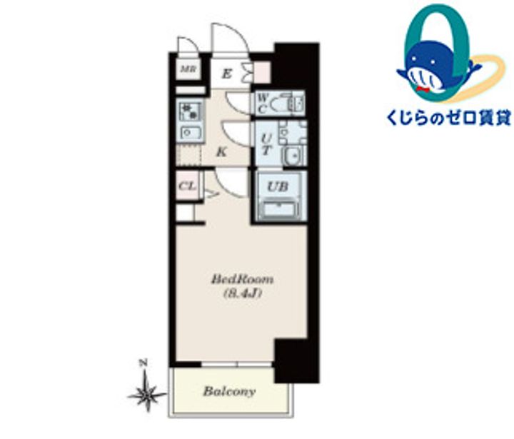 S-RESIDENCE尾頭橋beauteの間取り