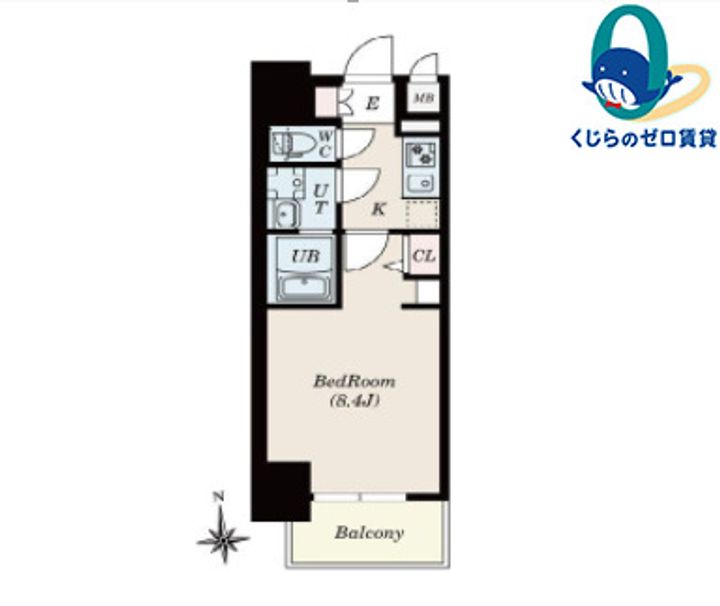 S-RESIDENCE尾頭橋beauteの間取り